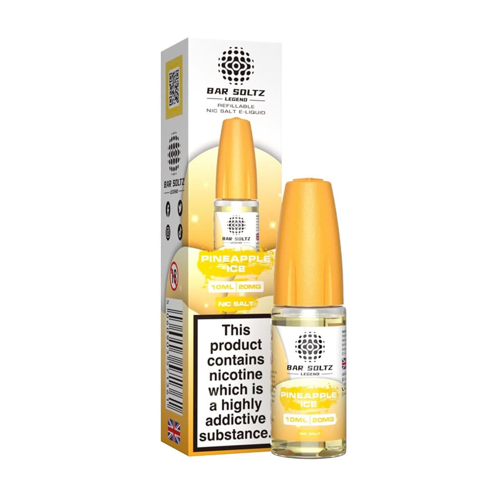 Bar Soltz Legend 10ml Nic Salt E Liquid (Pack Of 10)
