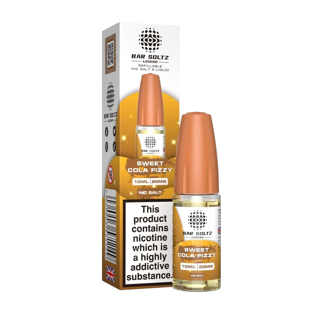 Bar Soltz Legend 10ml Nic Salt E Liquid (Pack Of 10)