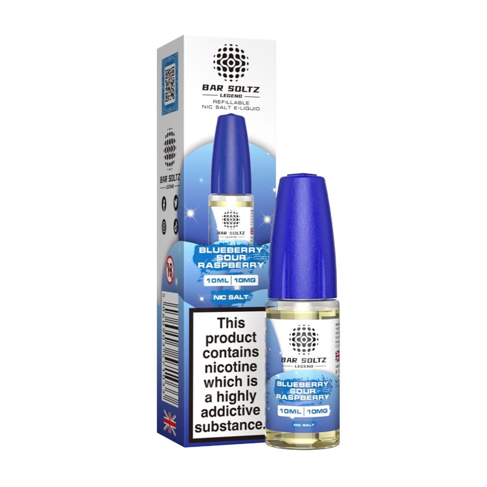 Bar Soltz Legend 10ml Nic Salt E Liquid (Pack Of 10)