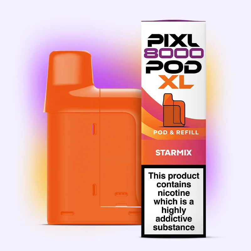 Pixl 8000 Prefilled Pods (Pack of 5) - Streamix