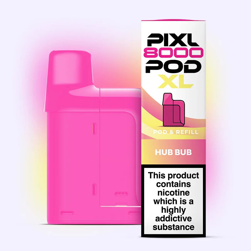 Pixl 8000 Prefilled Pods (Pack of 5) - Hubbla Bubbla