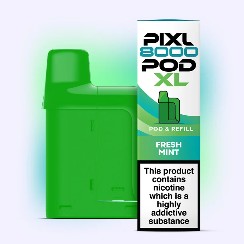 Pixl 8000 Prefilled Pods (Pack of 5) - Fresh Mint