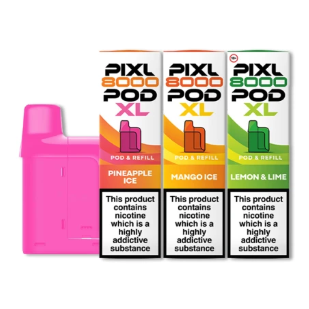 Pixl 8000 Prefilled Pods (Pack of 5)