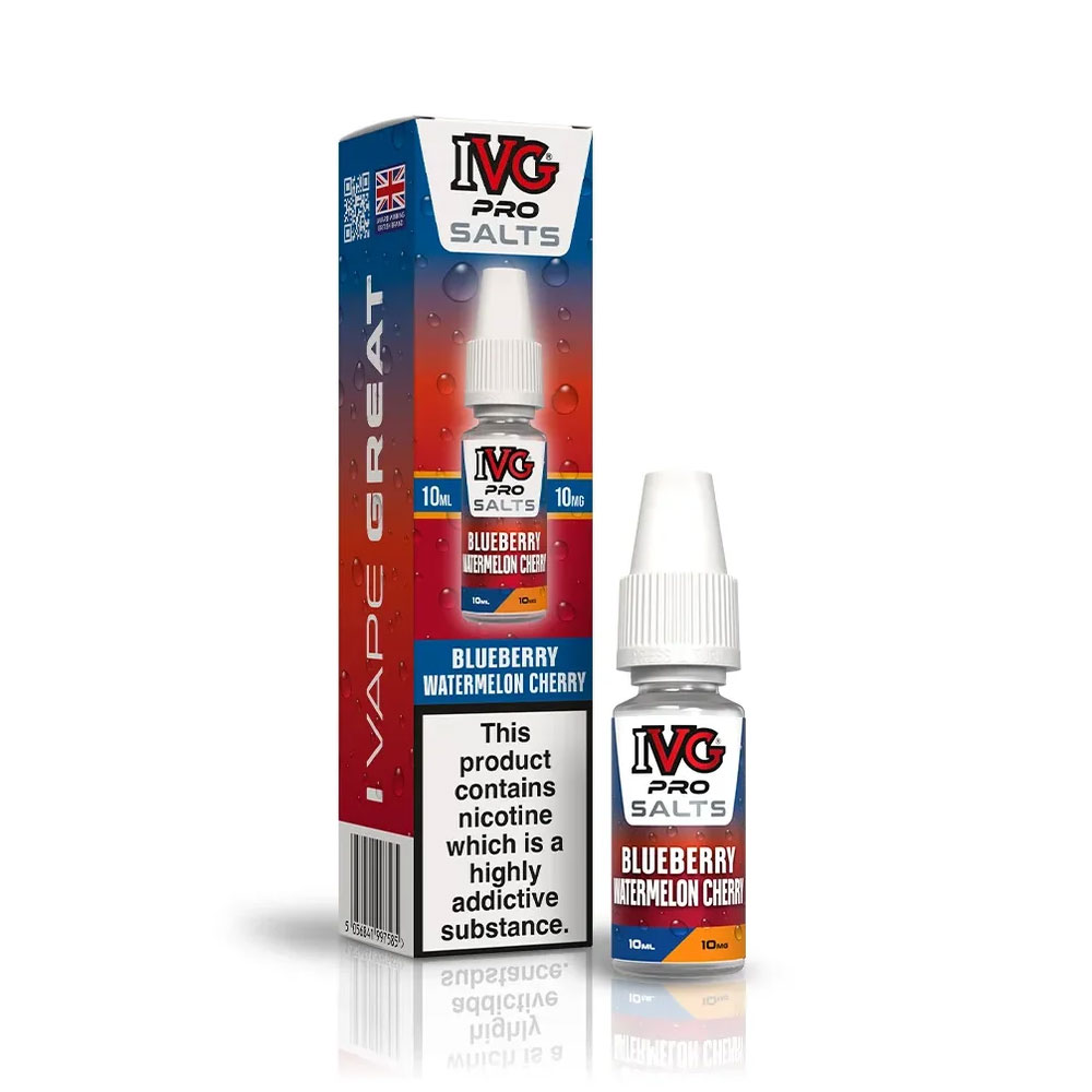 IVG Pro Salts 10ml Nic Salt E Liquid (Pack of 10)