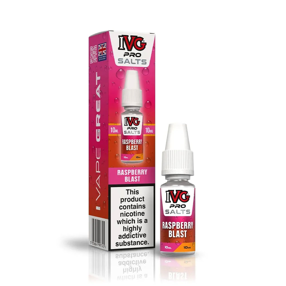 IVG Pro Salts 10ml Nic Salt E Liquid (Pack of 10)