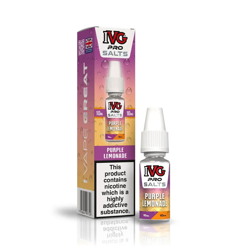 IVG Pro Salts 10ml Nic Salt E Liquid (Pack of 10)