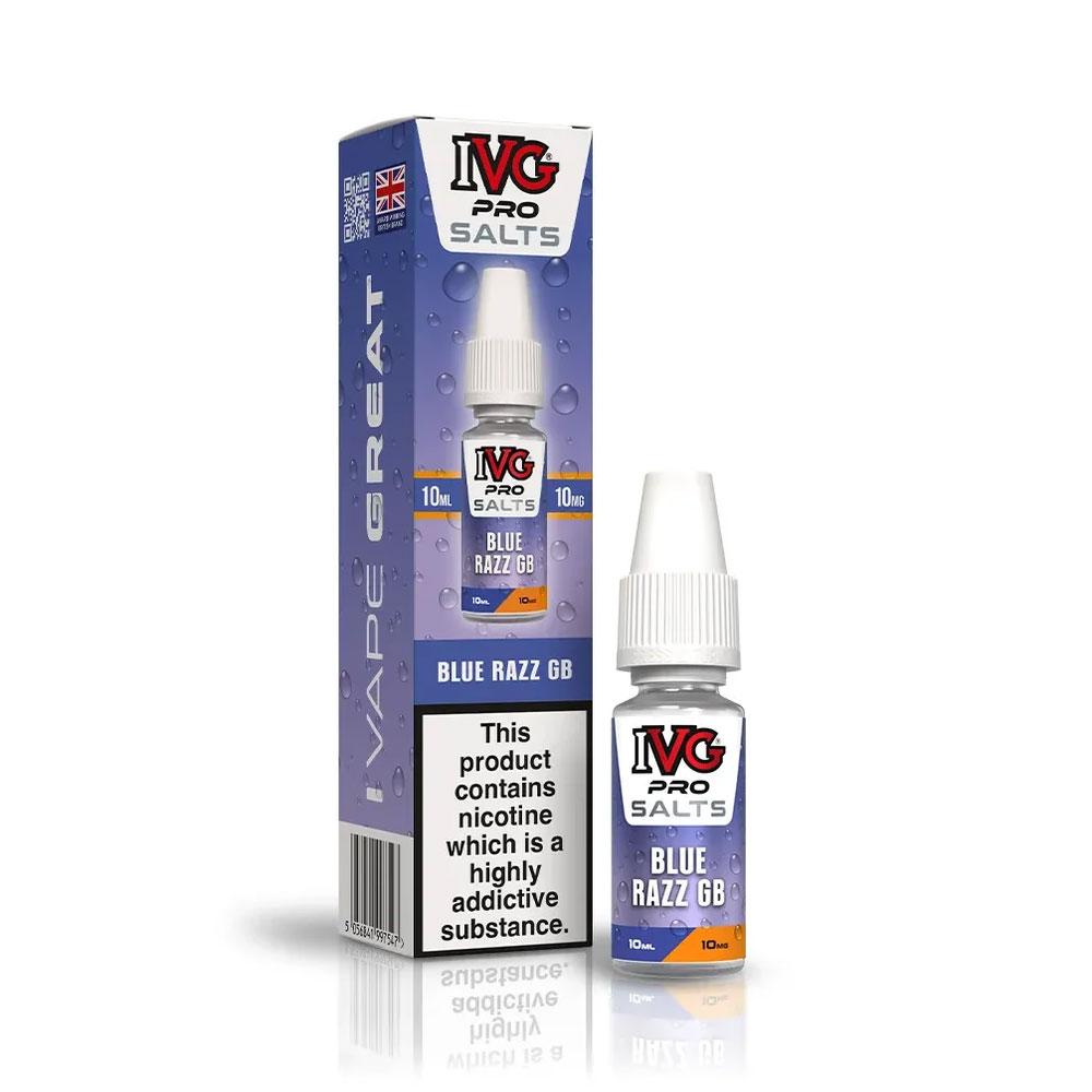 IVG Pro Salts 10ml Nic Salt E Liquid (Pack of 10)
