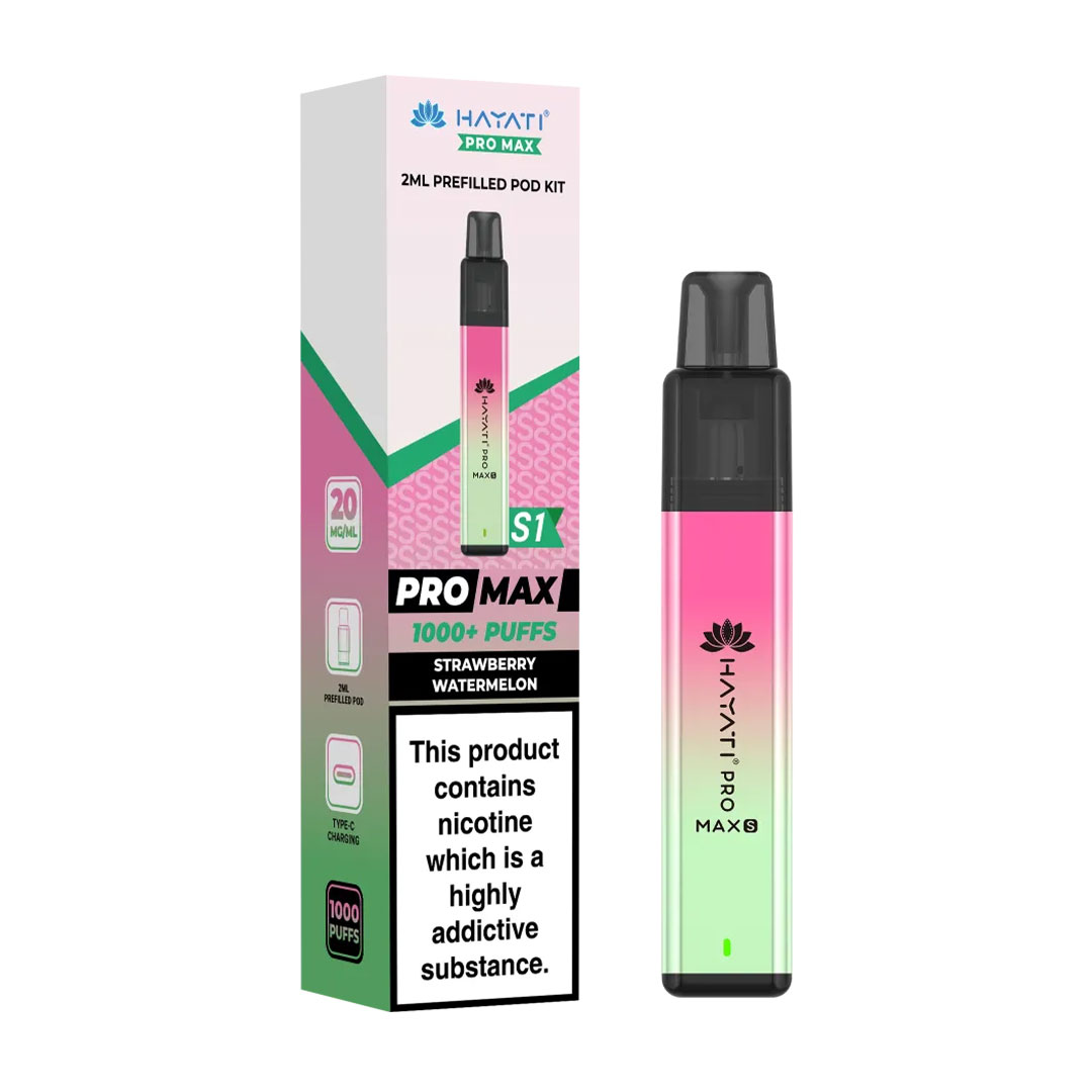 Hayati Pro Max Plus S1 1000 Puffs Prefilled Pod Kit (Pack of 10)