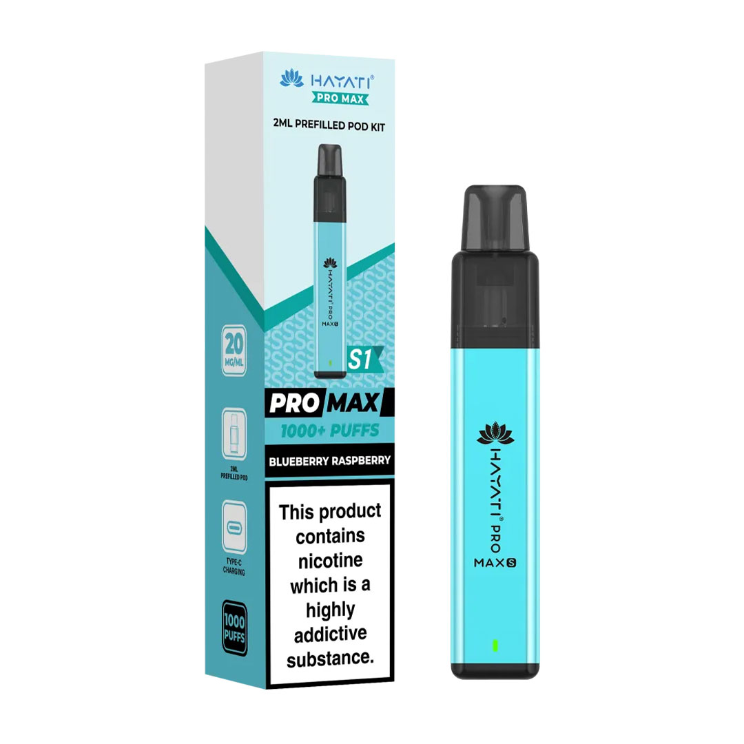 Hayati Pro Max Plus S1 1000 Puffs Prefilled Pod Kit (Pack of 10)