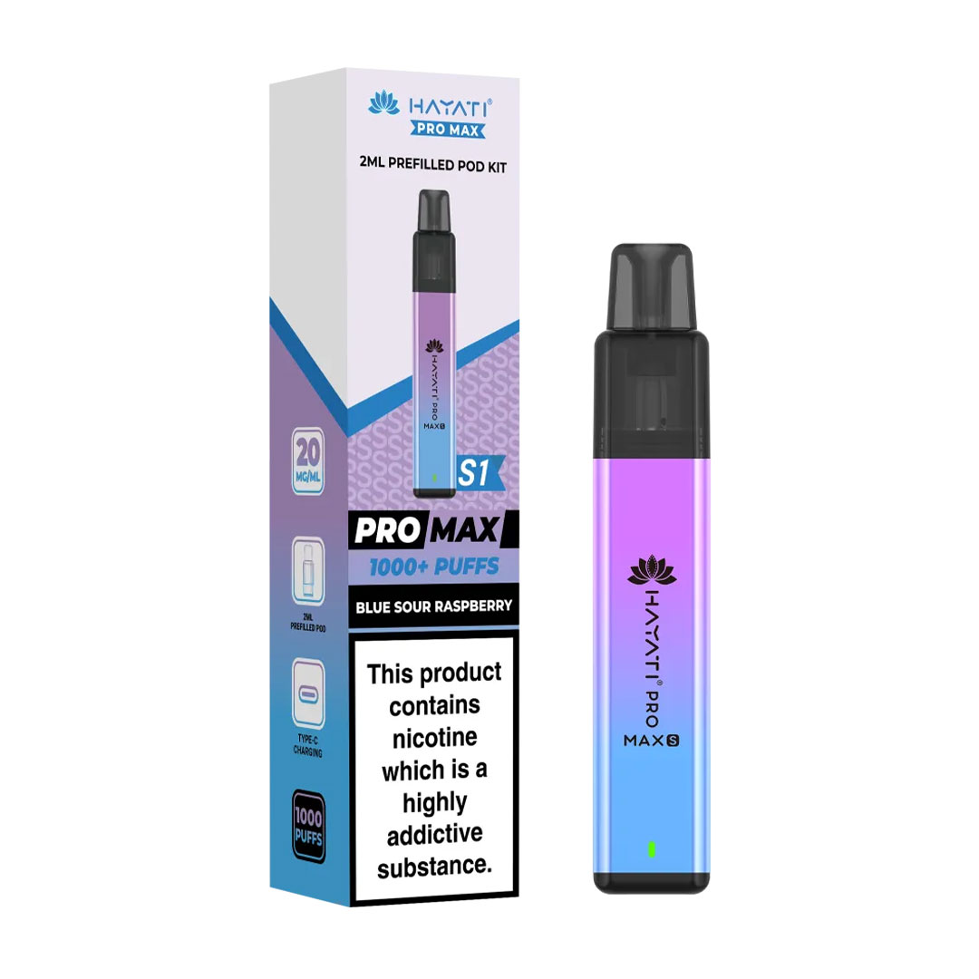 Hayati Pro Max Plus S1 1000 Puffs Prefilled Pod Kit (Pack of 10)