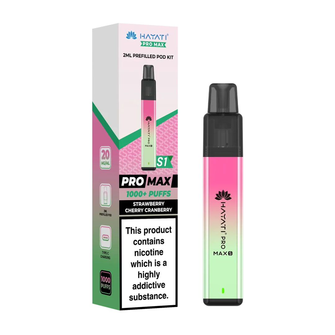 Hayati Pro Max Plus S1 1000 Puffs Prefilled Pod Kit (Pack of 10)