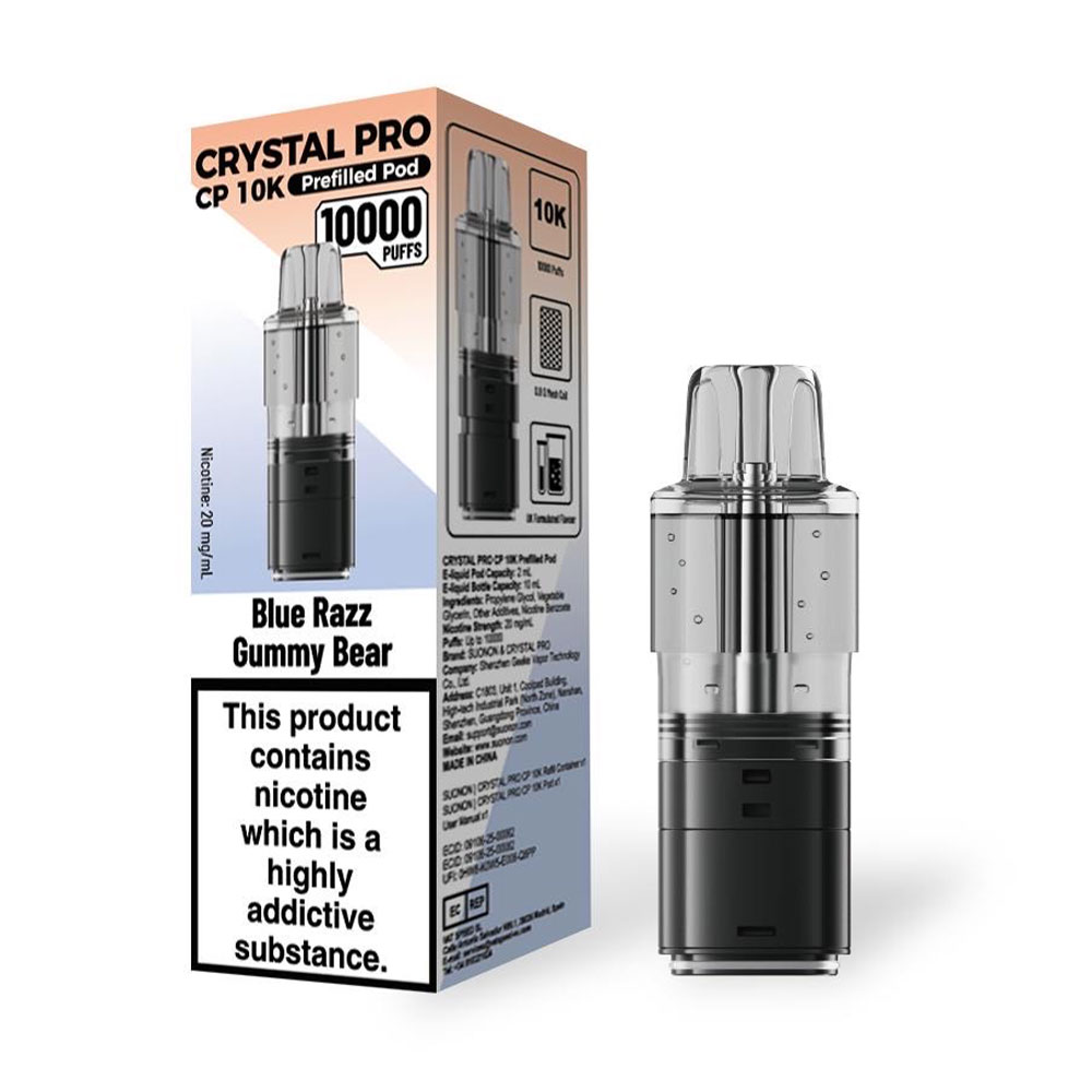 Crystal Pro CP 10K Prefilled Pods (Pack of 5)