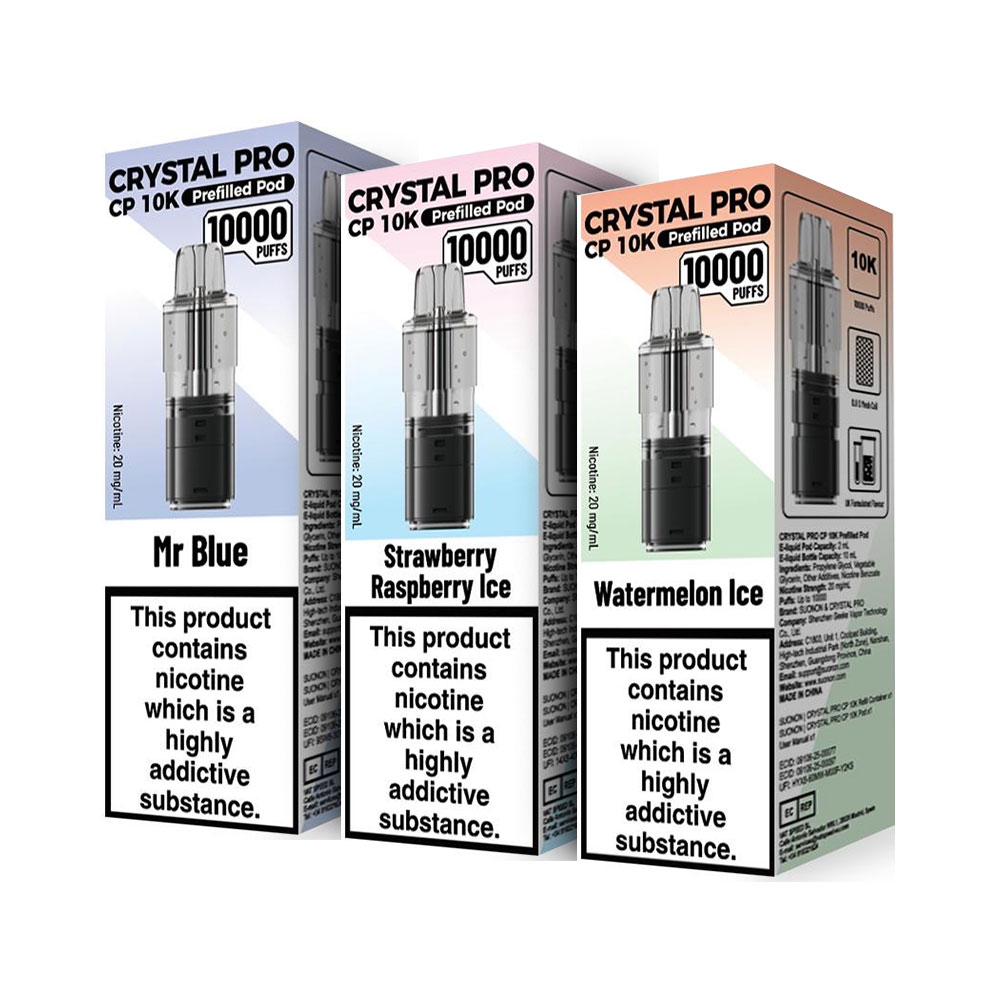 Crystal Pro CP 10K Prefilled Pods (Pack of 5)