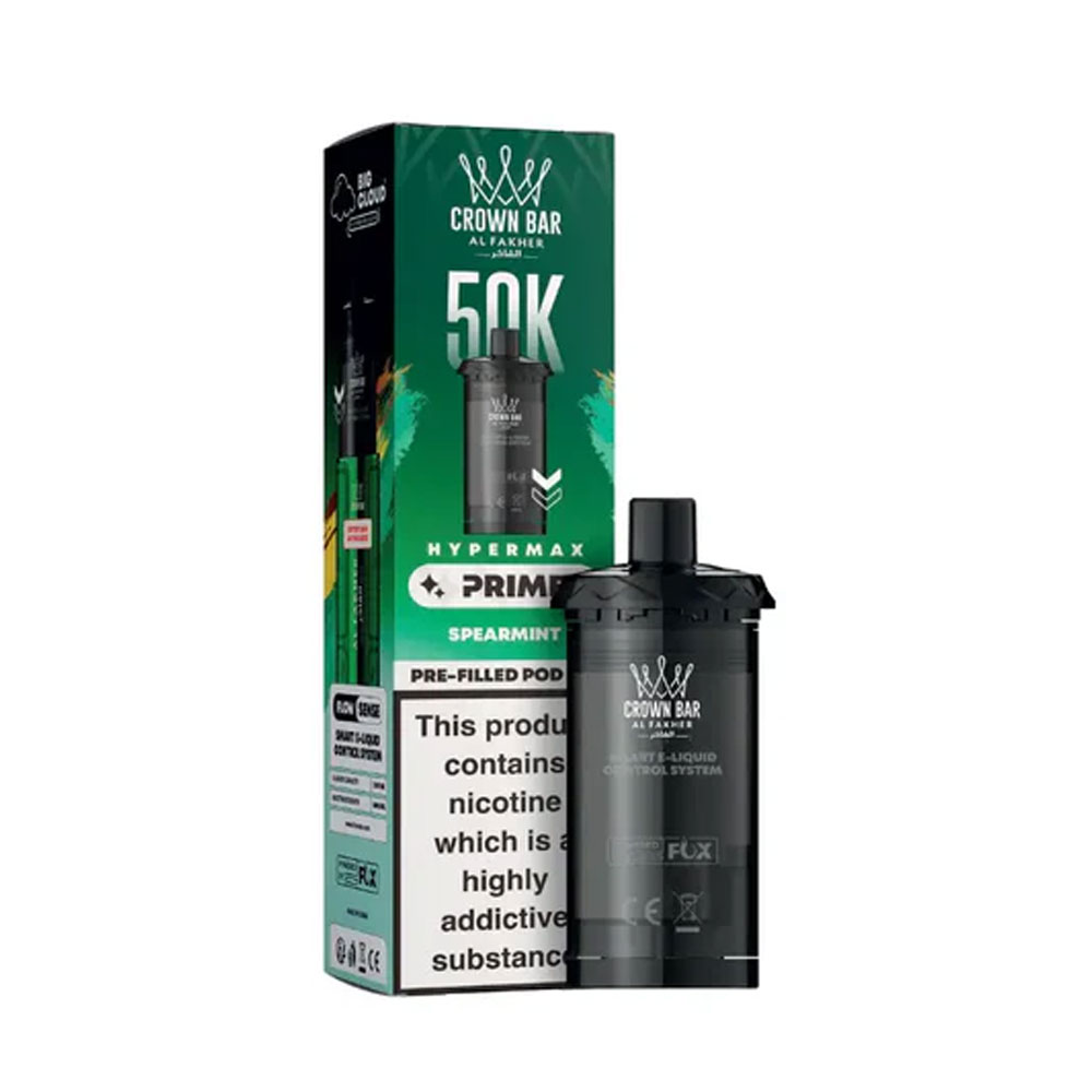 Al Fakher Crown Bar 50K Hypermax Prefilled Pods (Pack of 5)