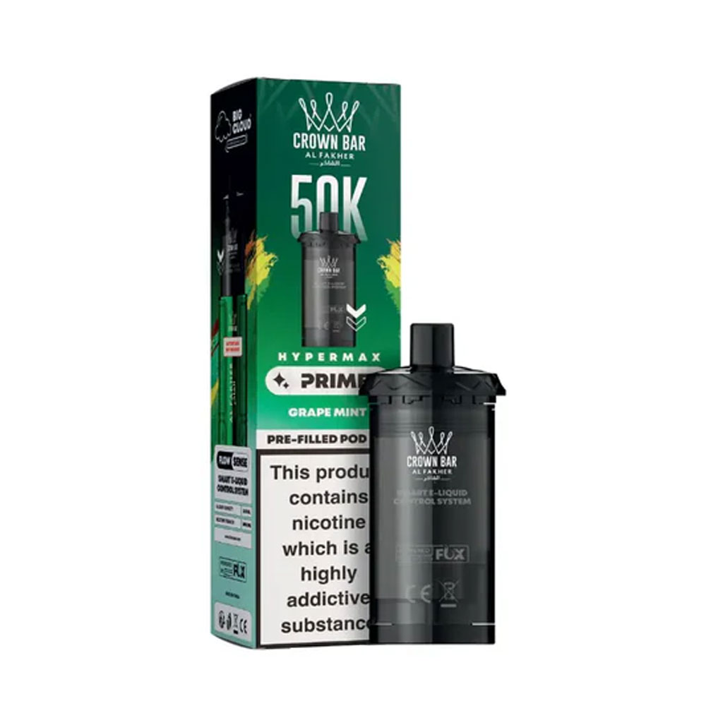Al Fakher Crown Bar 50K Hypermax Prefilled Pods (Pack of 5)