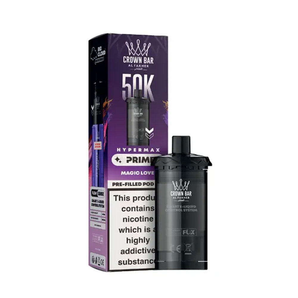 Al Fakher Crown Bar 50K Hypermax Prefilled Pods (Pack of 5)