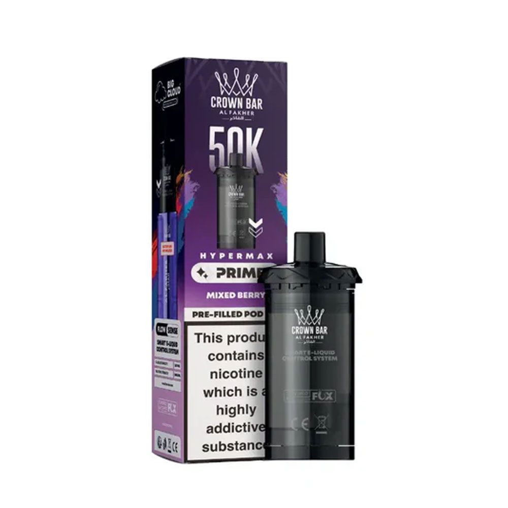 Al Fakher Crown Bar 50K Hypermax Prefilled Pods (Pack of 5)