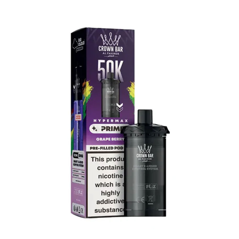 Al Fakher Crown Bar 50K Hypermax Prefilled Pods (Pack of 5)