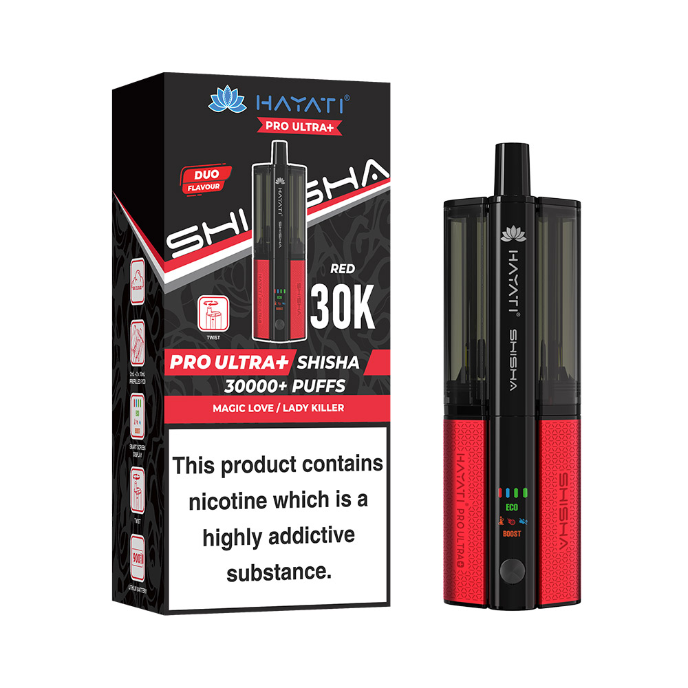 Hayati Pro Ultra Plus Shisha 30K Prefilled Pod Kit (Pack of 5)