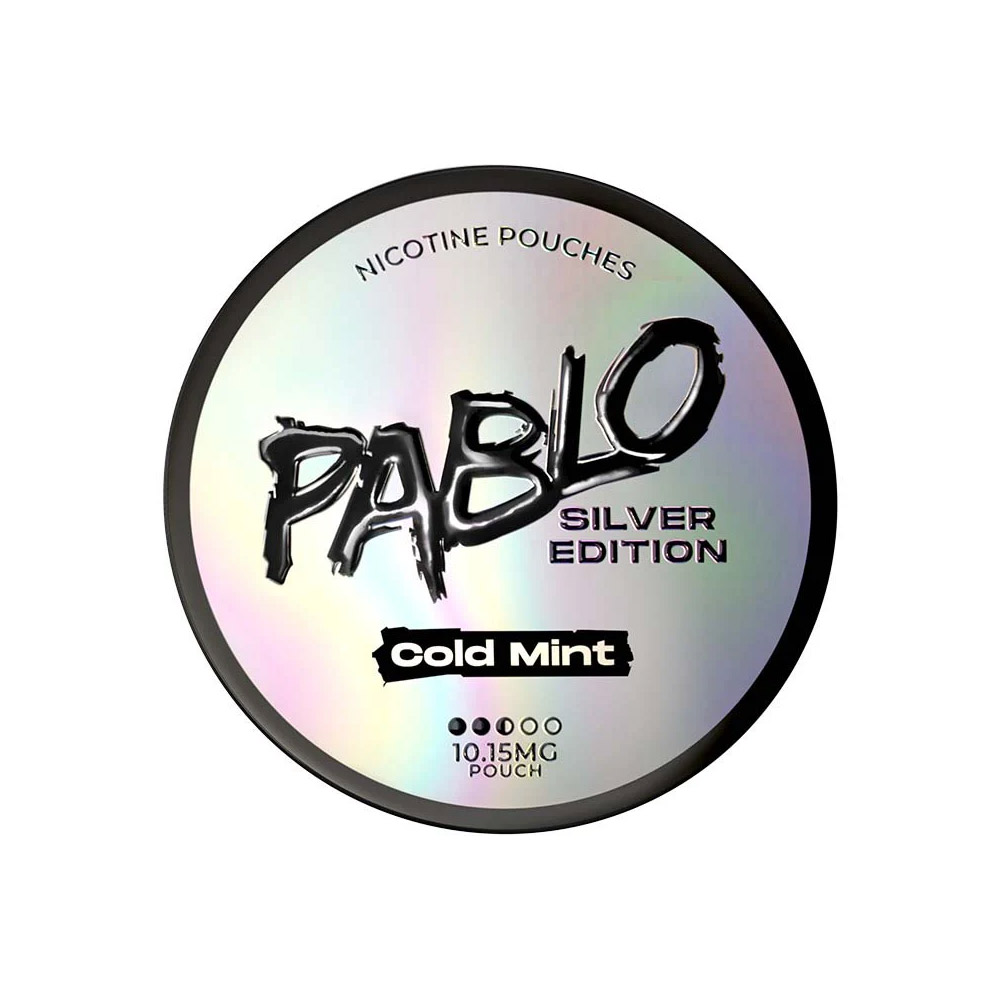 Pablo Silver Edition Nicotine Pouches (Pack of 5) - 10mg