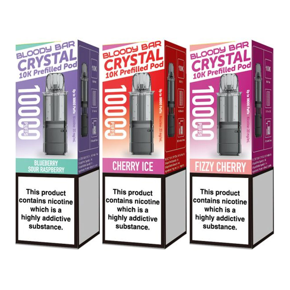 Bloody Bar Crystal 10K Prefilled Pods (Pack of 5)