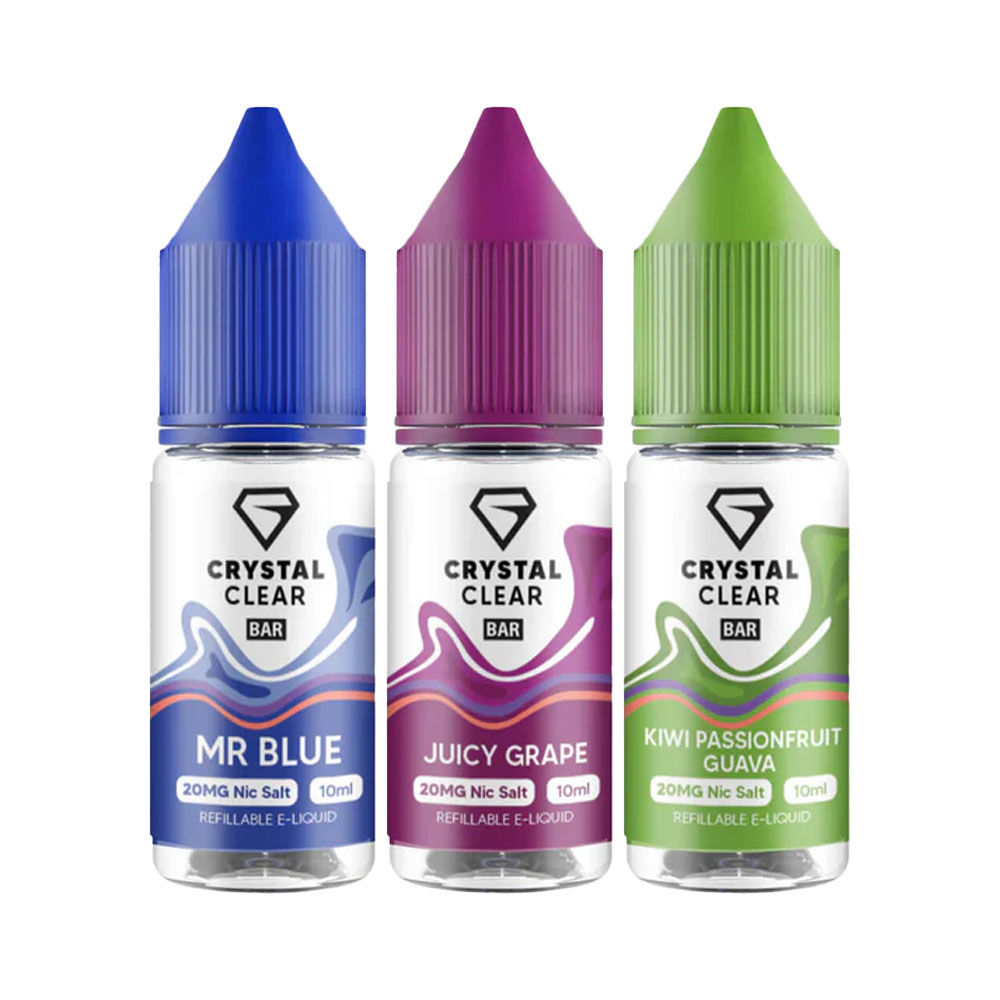 Crystal Clear 10ml Nic Salt E Liquid