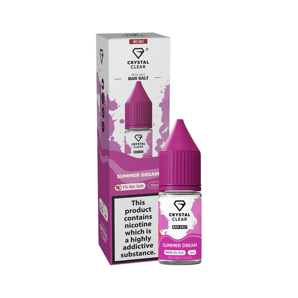 Crystal Clear 10ml Nic Salt E Liquid