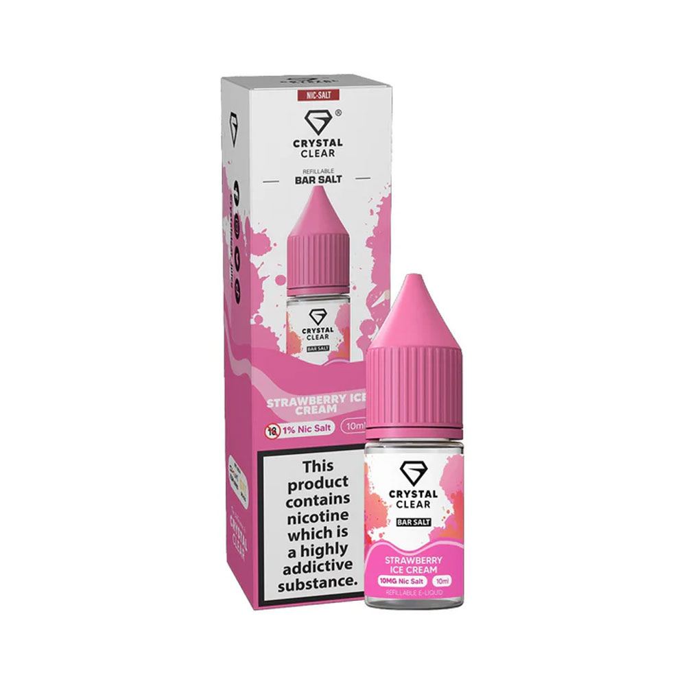 Crystal Clear 10ml Nic Salt E Liquid