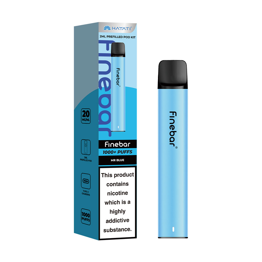 Hayati Finebar 1000 Puffs Prefilled Pod Kit (Pack of 10)
