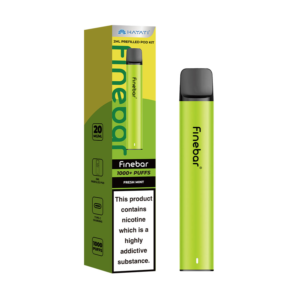 Hayati Finebar 1000 Puffs Prefilled Pod Kit (Pack of 10)