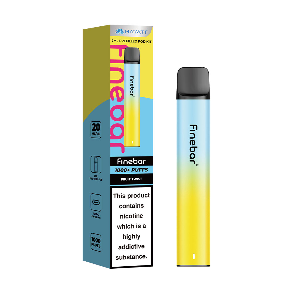 Hayati Finebar 1000 Puffs Prefilled Pod Kit (Pack of 10)