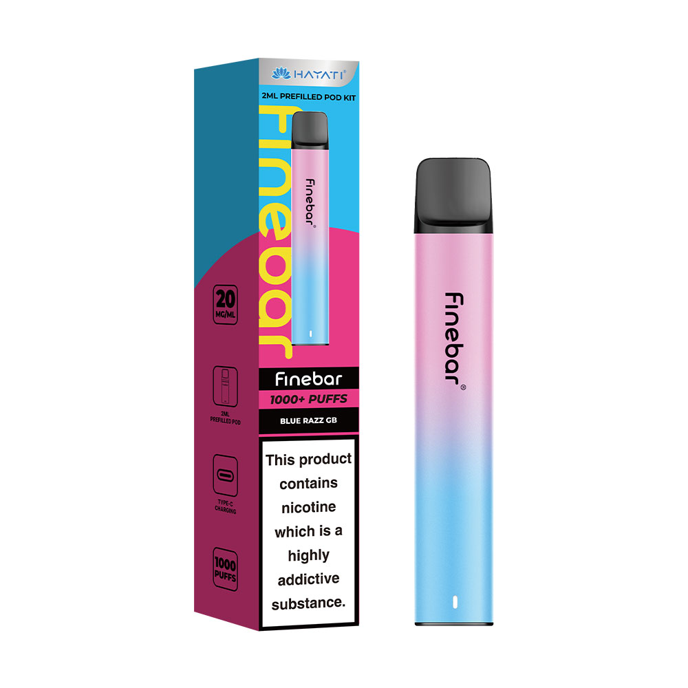 Hayati Finebar 1000 Puffs Prefilled Pod Kit (Pack of 10)