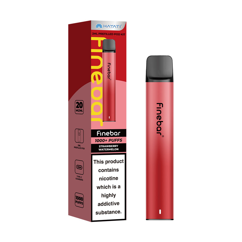 Hayati Finebar 1000 Puffs Prefilled Pod Kit (Pack of 10)