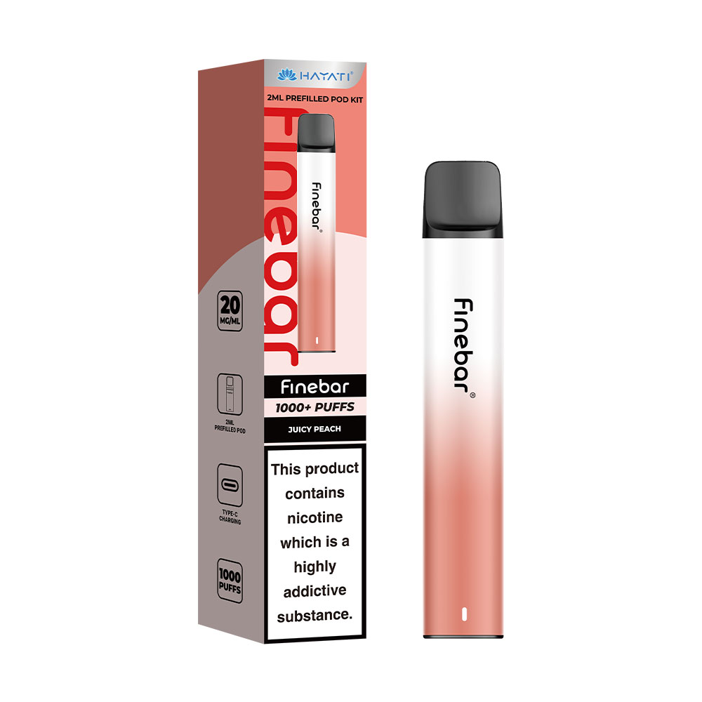 Hayati Finebar 1000 Puffs Prefilled Pod Kit (Pack of 10)