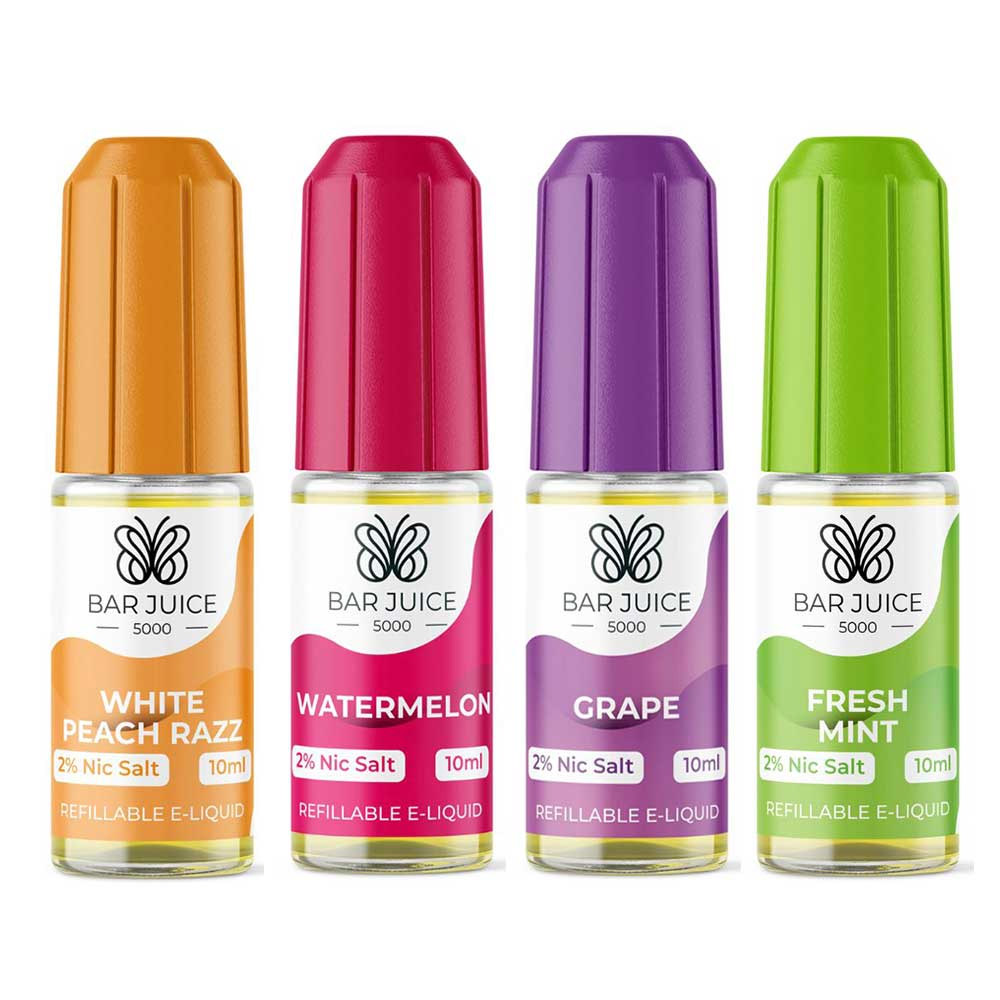 Bar Juice 5000 10ml Nic Salts E liquids