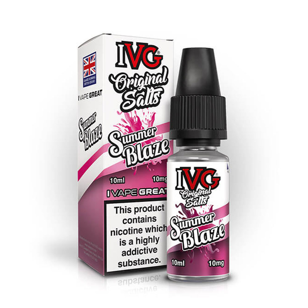 IVG Original Salts 10ml Nic Salt E Liquid (Pack of 10)