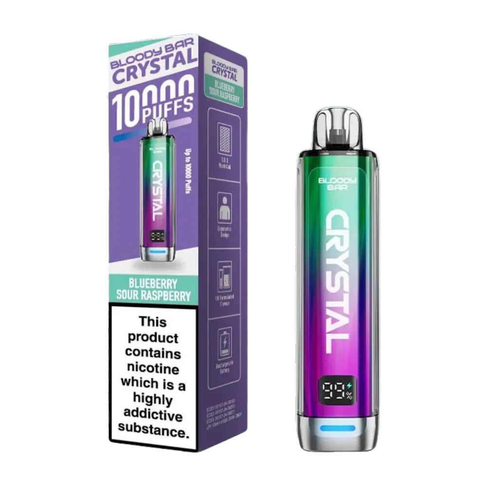Bloody Bar Crystal 10K Prefilled Pod Kit (Pack of 10)