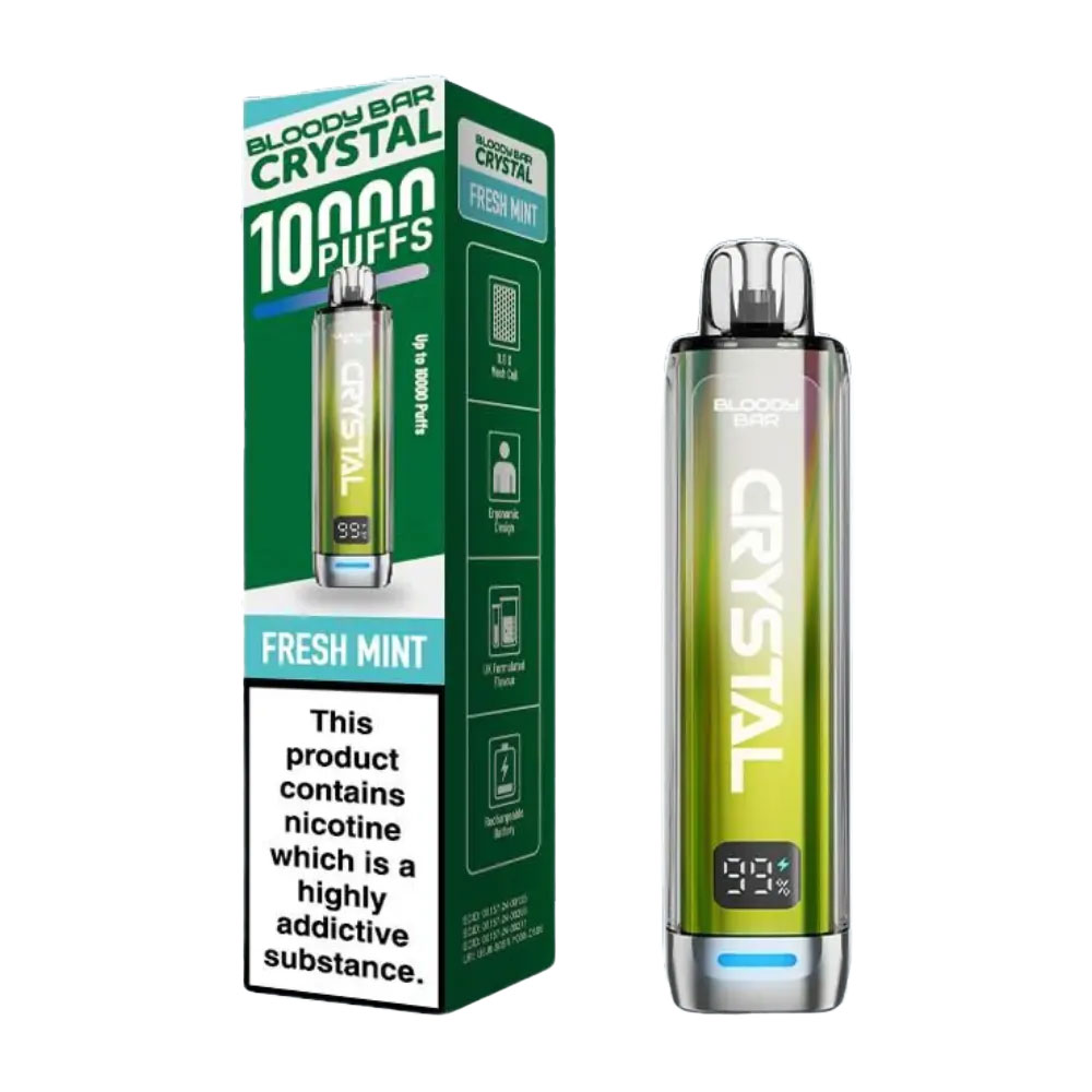 Bloody Bar Crystal 10K Prefilled Pod Kit (Pack of 10)