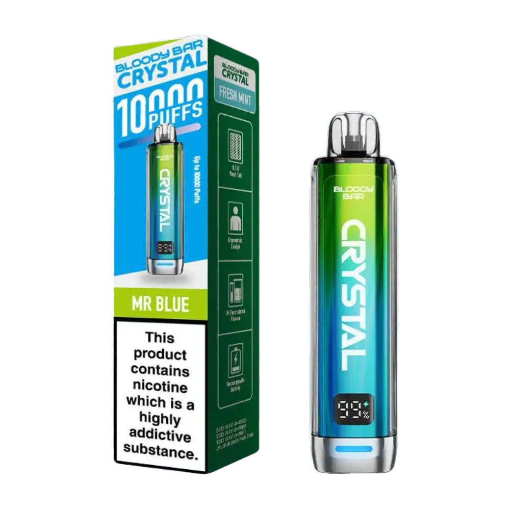 Bloody Bar Crystal 10K Prefilled Pod Kit (Pack of 10)