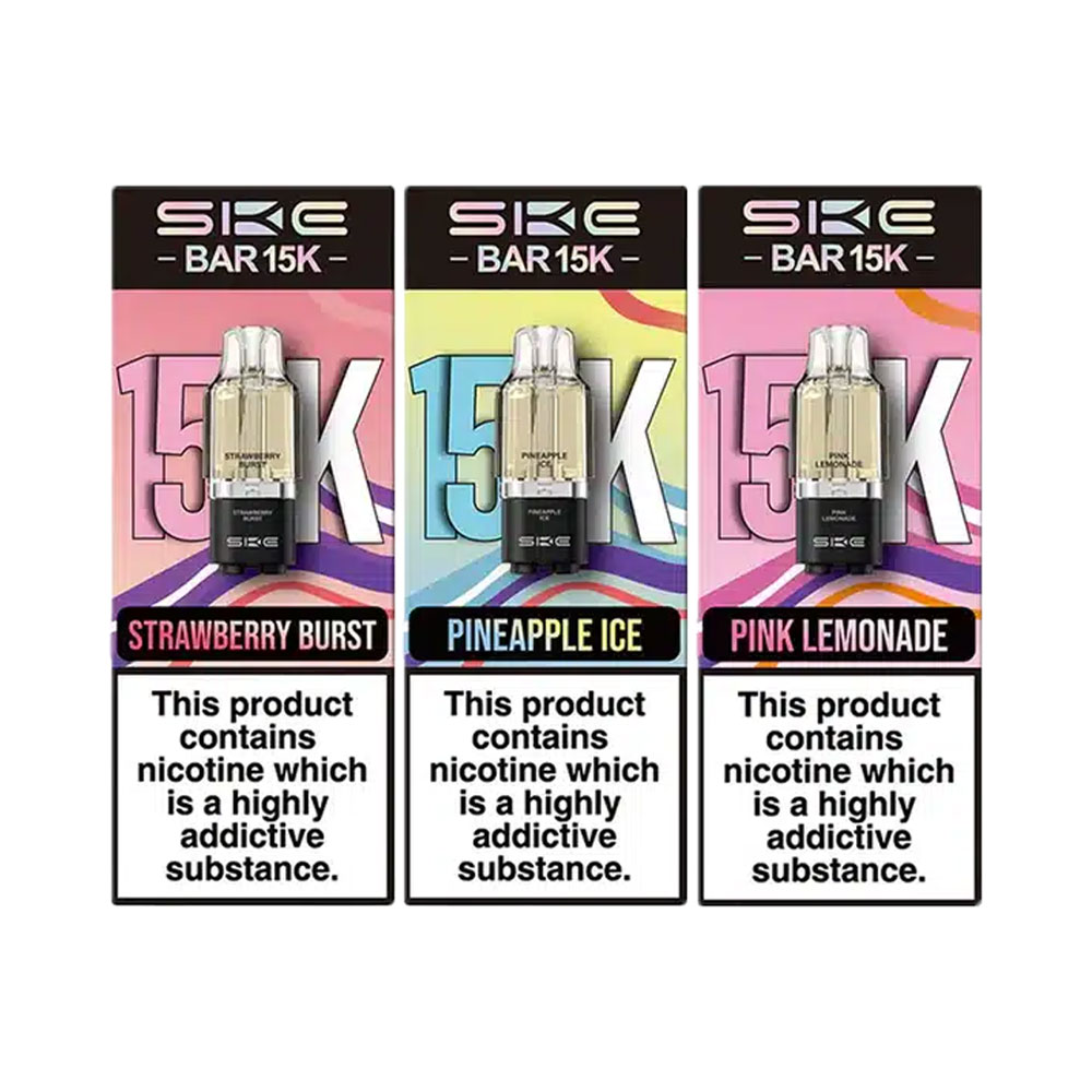 SKE Bar 15K Prefilled Pods (Pack of 5)