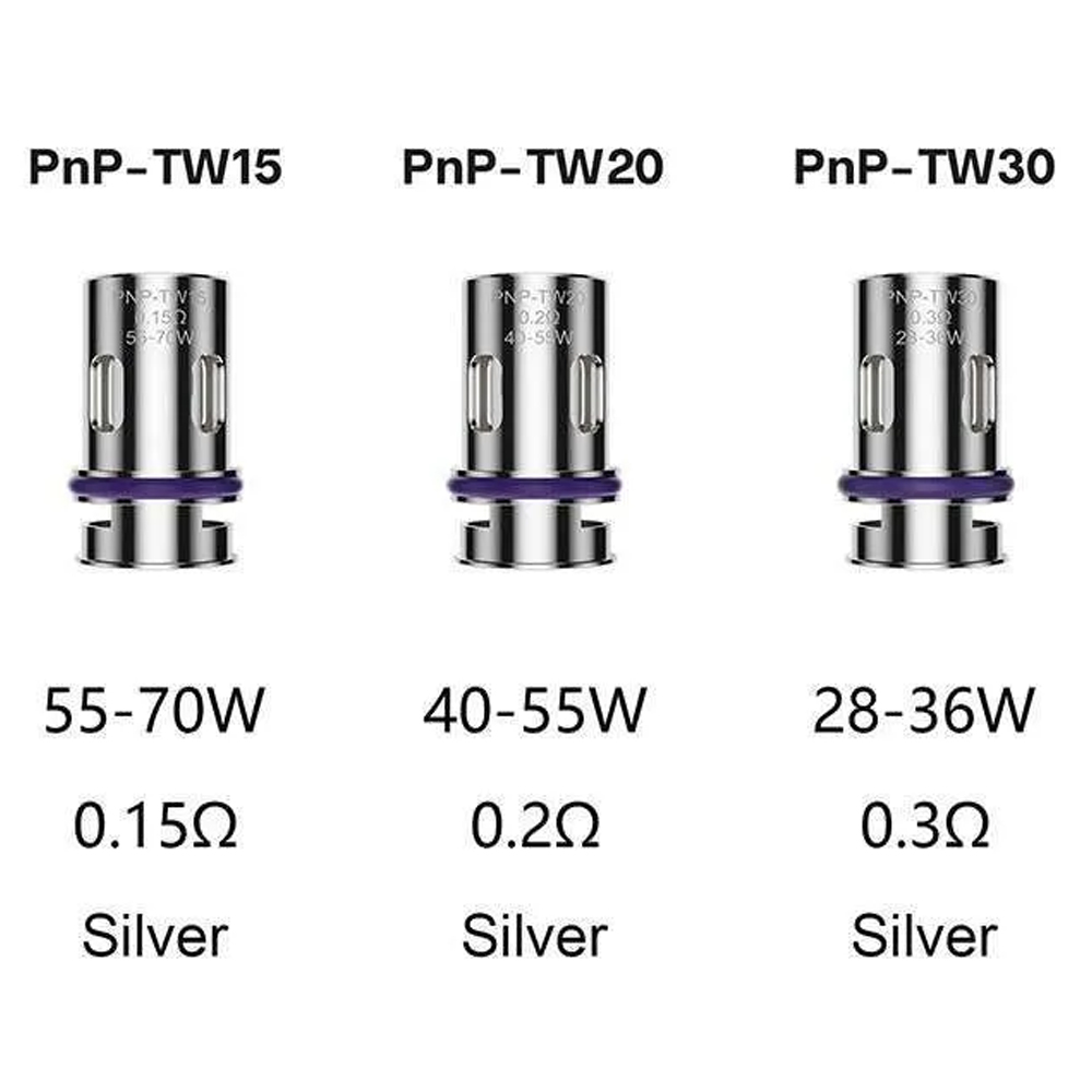 Voopoo PNP TW Replacement Coils (Pack Of 5)