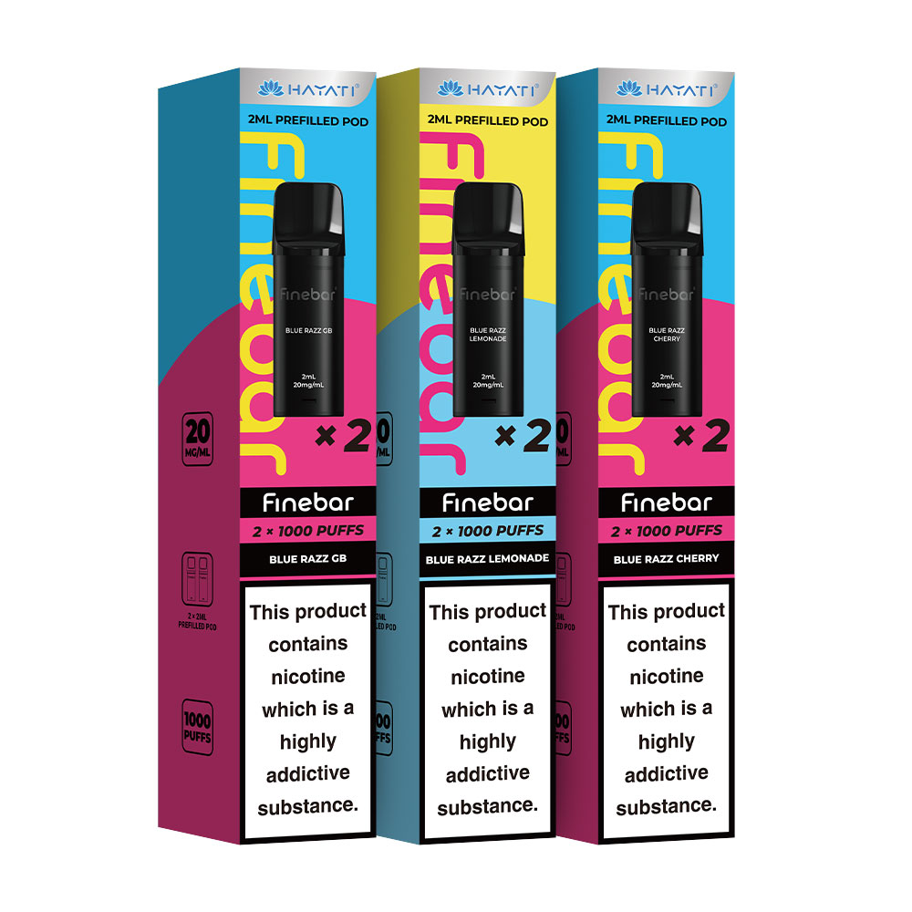 Hayati Finebar 1000 Puffs Prefilled Pods (Pack of 10)