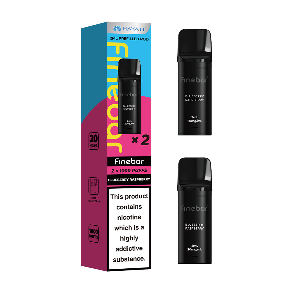 Hayati Finebar 1000 Puffs Prefilled Pods (Pack of 10)