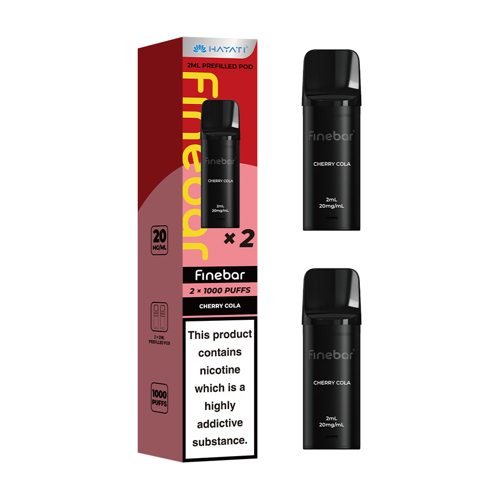 Hayati Finebar 1000 Puffs Prefilled Pods (Pack of 10)
