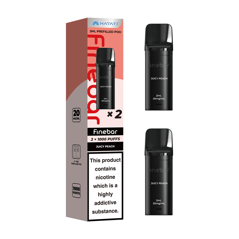 Hayati Finebar 1000 Puffs Prefilled Pods (Pack of 10)