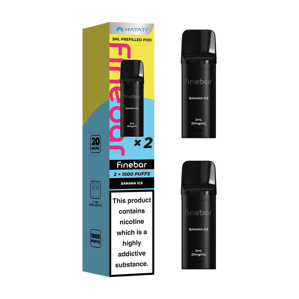 Hayati Finebar 1000 Puffs Prefilled Pods (Pack of 10)
