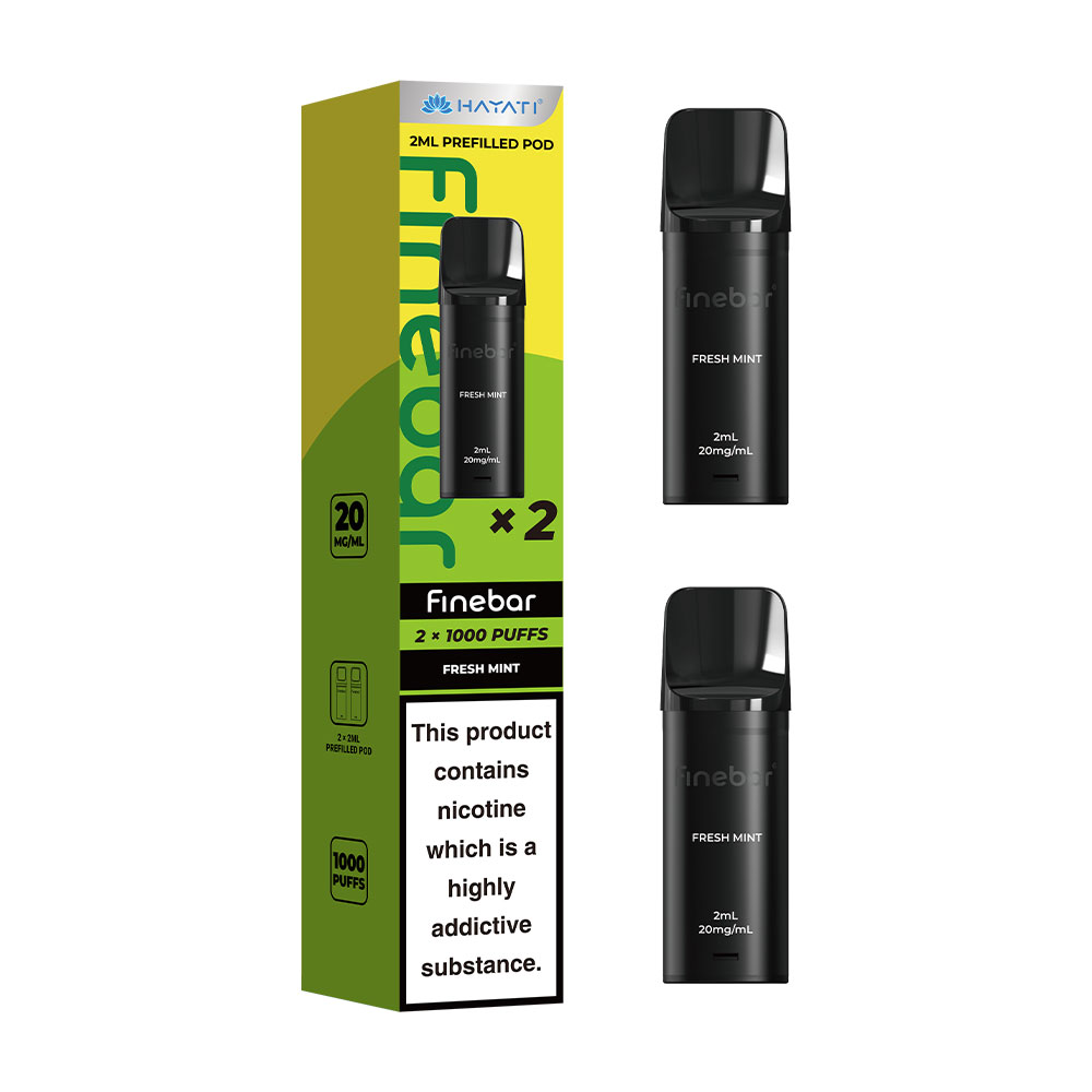 Hayati Finebar 1000 Puffs Prefilled Pods (Pack of 10)