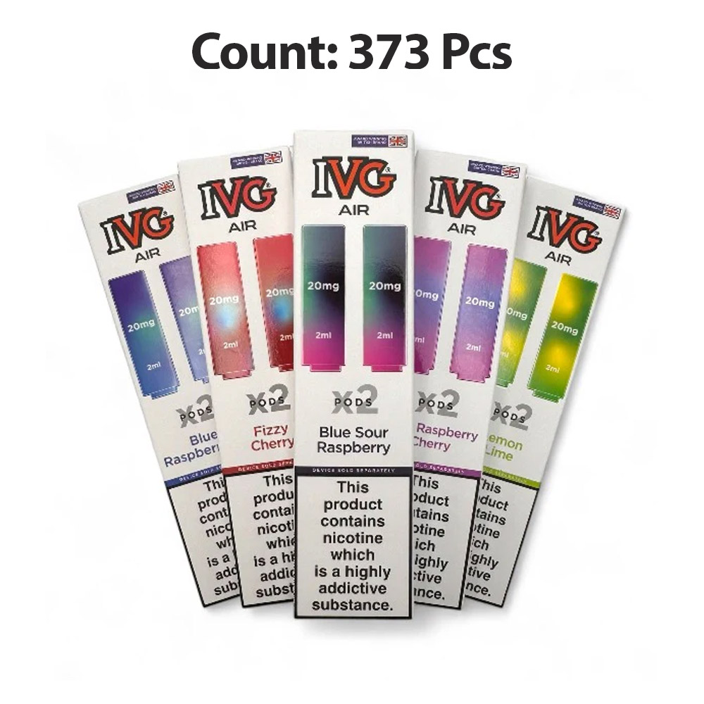 IVG Air Prefilled Pods (373 pcs Bundle)