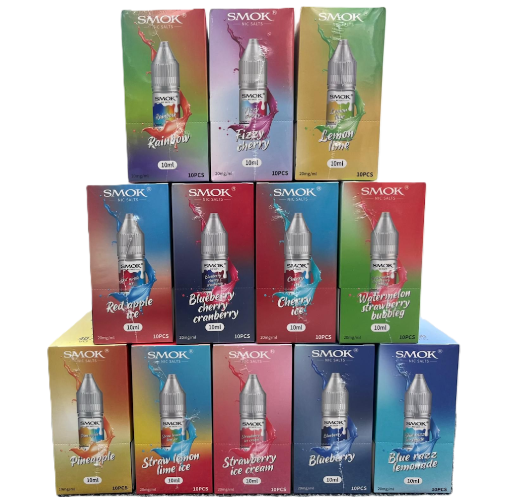 SMOK 10ml Nic Salt Eliquids (100 Boxes Bunder Offer)