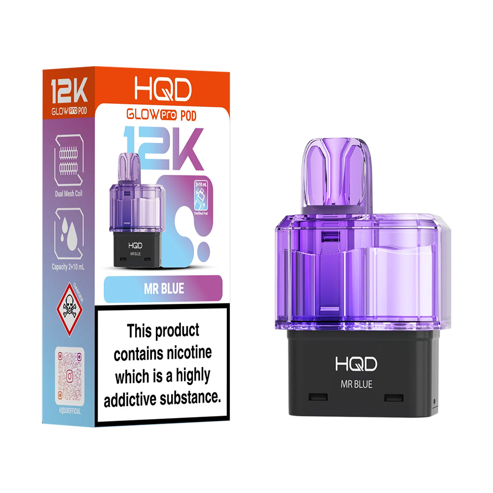 HQD Glow Pro 12K Prefilled Pods (Pack of 5)